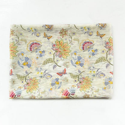 Garden Overture Digital Print Fabric | New Chinese Style | Floral Botanical | Hanfu Dress Home Decor Quilting (59 inch)