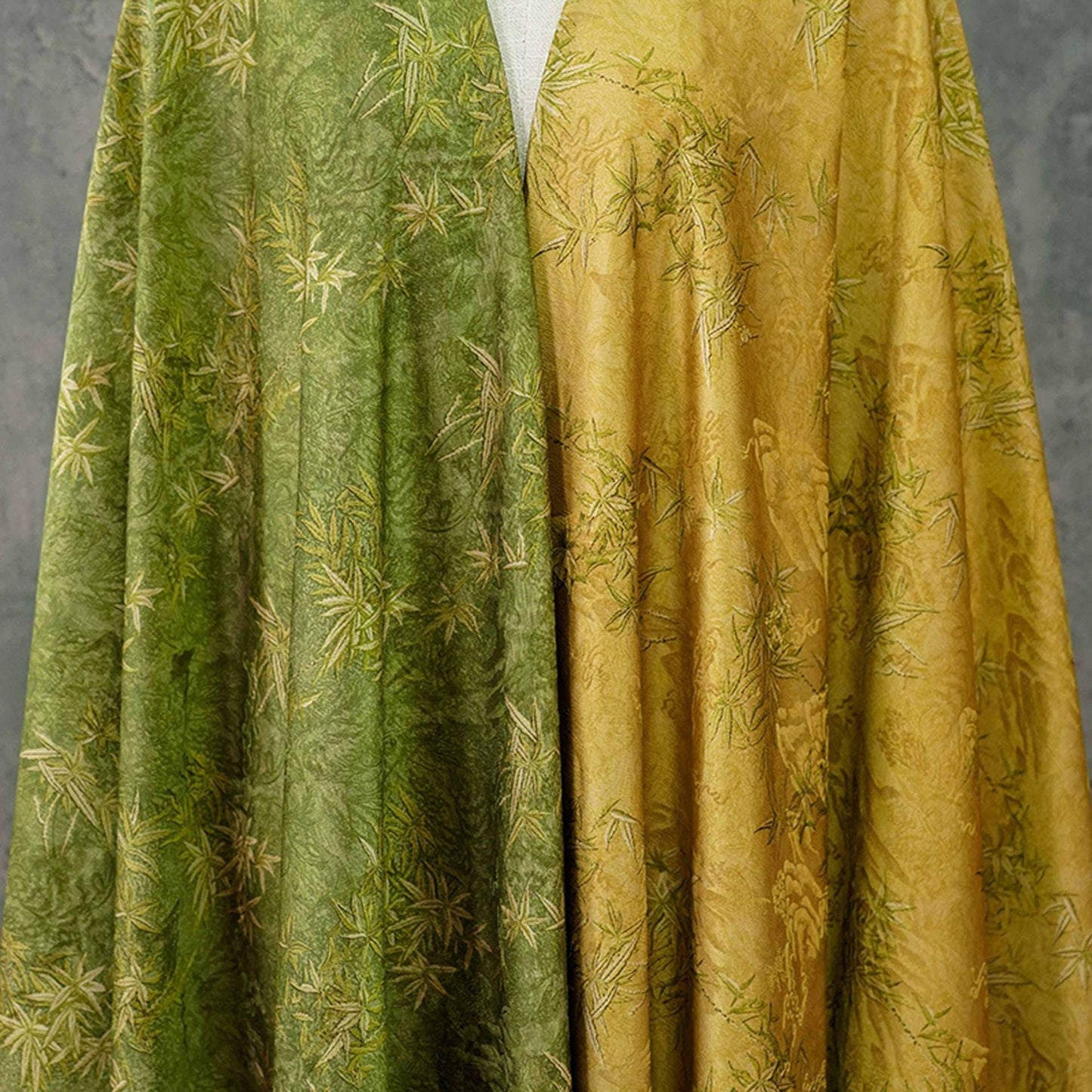 Tonal Jacquard Fabric | Subtle Damask Weave | Self Pattern Brocade | Home Decor Upholstery Dress Lining - Poppylollipop
