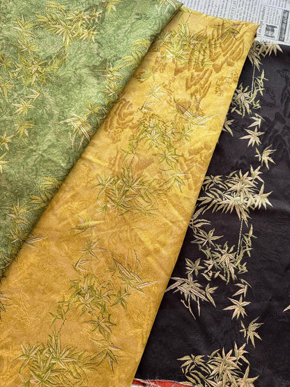 Tonal Jacquard Fabric | Subtle Damask Weave | Self Pattern Brocade | Home Decor Upholstery Dress Lining - Poppylollipop