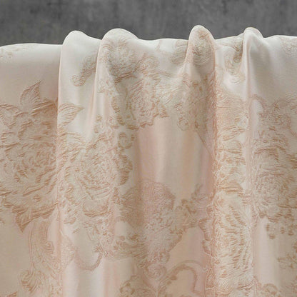 Floral Jacquard Brocade Fabric | Macaron Colors | Rayon Gold Thread Satin | 57" Wide | Dress Lining Hanfu Bridal - Poppylollipop