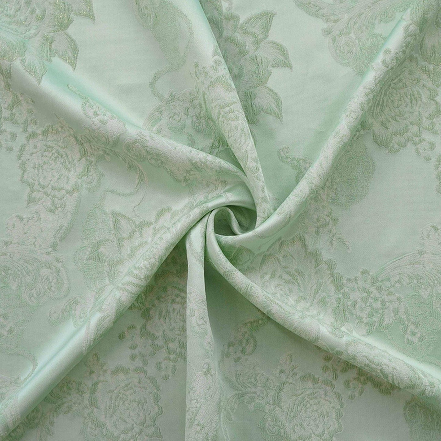 Floral Jacquard Brocade Fabric | Macaron Colors | Rayon Gold Thread Satin | 57" Wide | Dress Lining Hanfu Bridal - Poppylollipop