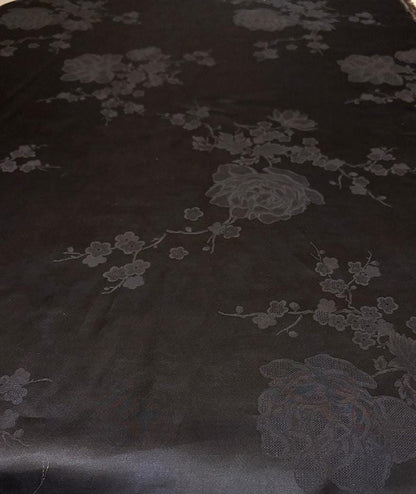 Silk Xiangyunsha Fabric Ombre Floral Luo Jacquard Mulberry Silk Woven Textile | Luxury Oriental Couture Dressmaking Fabric