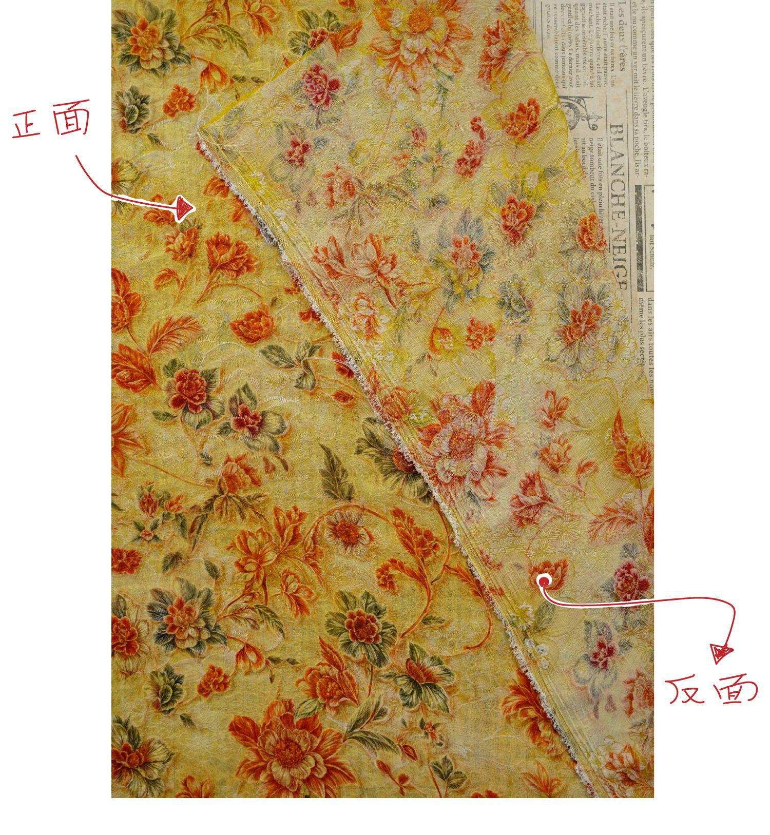 Elegant Vine Brocade Fabric by Yard, Lightweight Floral Jacquard with Soft Sheen, Oriental Decorative Textile for Sewing Decor