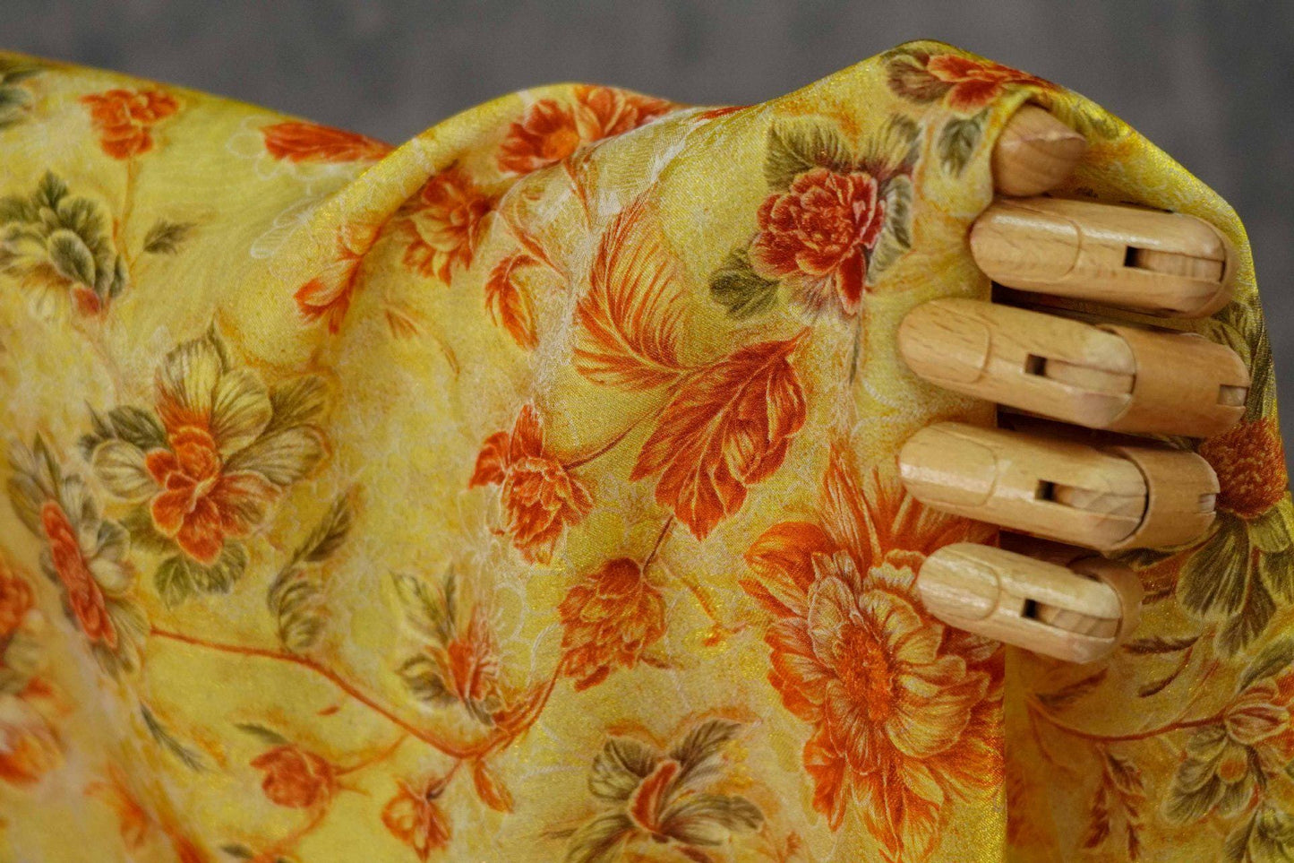 Elegant Vine Brocade Fabric by Yard, Lightweight Floral Jacquard with Soft Sheen, Oriental Decorative Textile for Sewing Decor