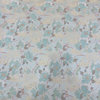 Qilin Peony Jacquard Fabric | Cloud Brocade Song Brocade | New Chinese Style | Hanfu Cosplay Wedding Decor, 57" - Poppylollipop