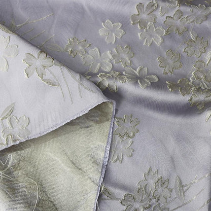 Begonia Floral Jacquard Fabric | Color Woven Brocade | Chinese Flower Pattern | Hanfu Dress Home Decor, 57"Wide - Poppylollipop
