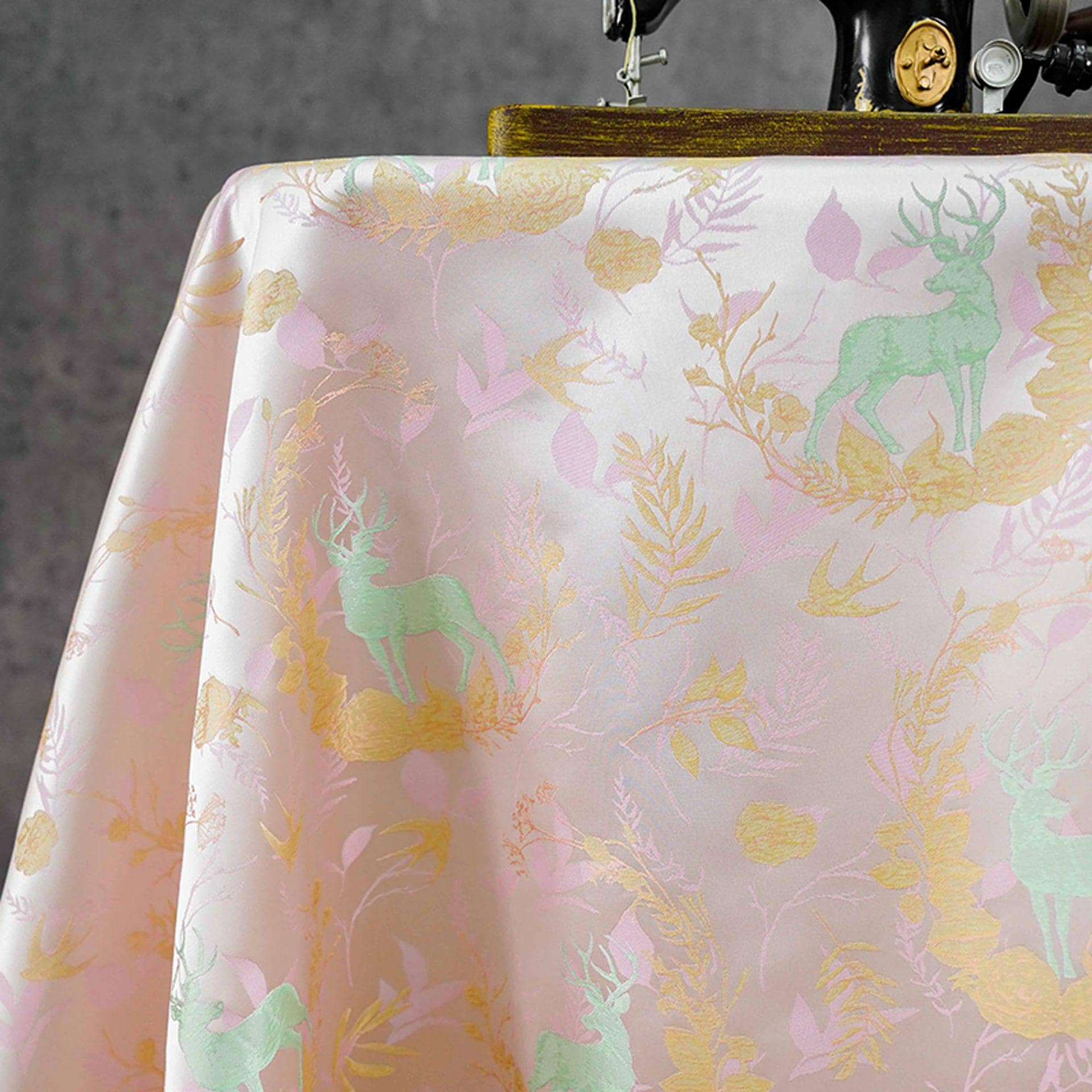 Song Brocade Hanfu Fabric | Color Woven Jacquard | Traditional Chinese Textile | Qipao Tang Suit Cosplay Wedding, 65" - Poppylollipop