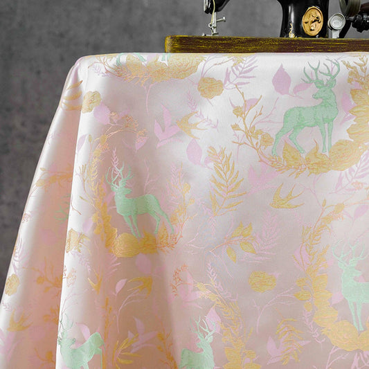 Song Brocade Hanfu Fabric | Color Woven Jacquard | Traditional Chinese Textile | Qipao Tang Suit Cosplay Wedding, 65" - Poppylollipop