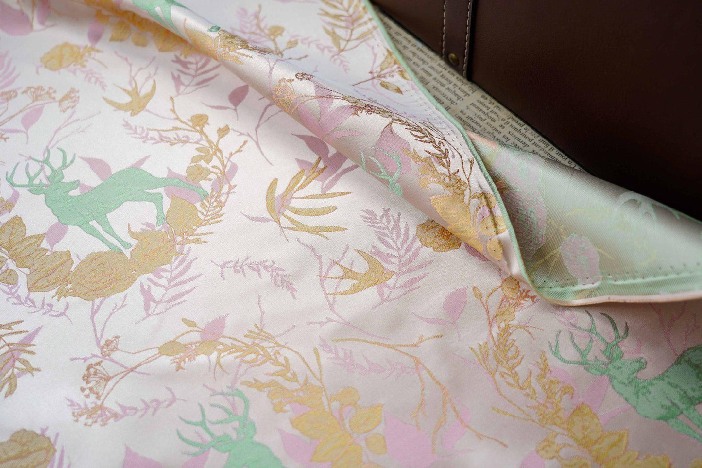 Song Brocade Hanfu Fabric | Color Woven Jacquard | Traditional Chinese Textile | Qipao Tang Suit Cosplay Wedding, 65" - Poppylollipop
