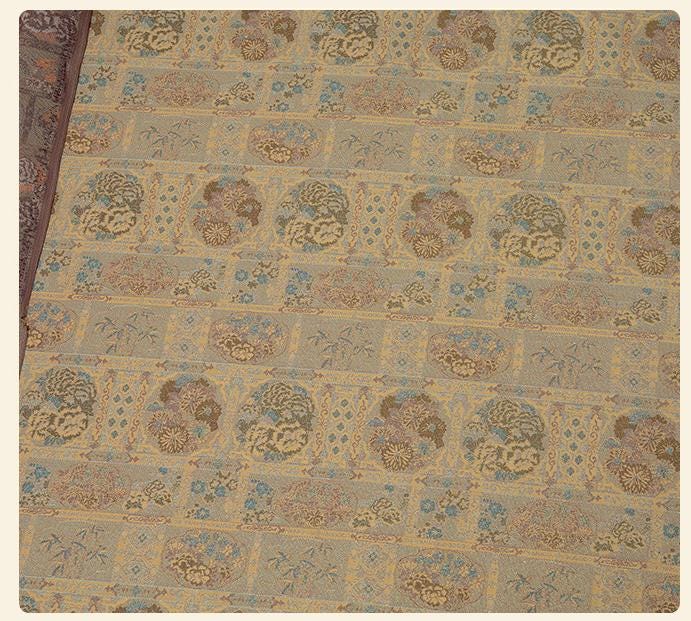 Oriental Patchwork Fabric by Yard, Chinese Style Rayon Gauze Textile for Quilting Bags Crafts Home Decor, 59"Wide