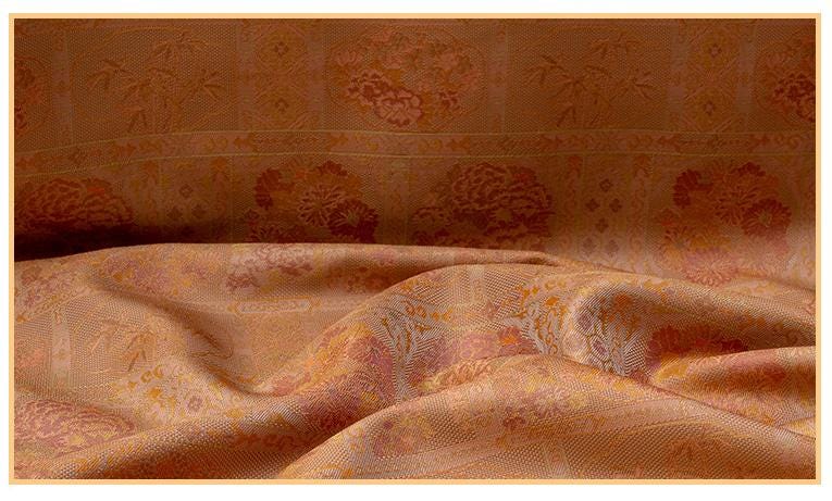 Oriental Patchwork Fabric by Yard, Chinese Style Rayon Gauze Textile for Quilting Bags Crafts Home Decor, 59"Wide