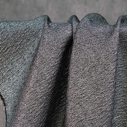 Shimmer Jacquard Fabric by Yard, Vintage Embossed Metallic Textile, Color Woven Dress Fabric for Sewing Crafts Decor, 57"Wide