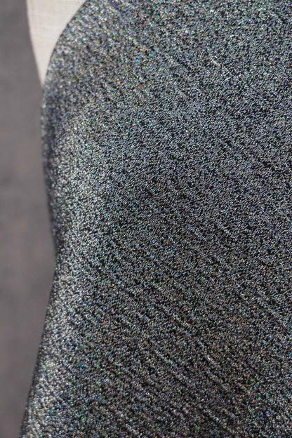 Shimmer Jacquard Fabric by Yard, Vintage Embossed Metallic Textile, Color Woven Dress Fabric for Sewing Crafts Decor, 57"Wide