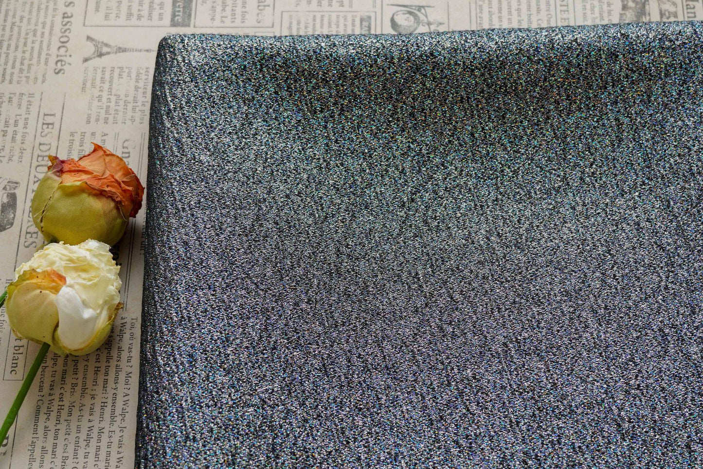 Shimmer Jacquard Fabric by Yard, Vintage Embossed Metallic Textile, Color Woven Dress Fabric for Sewing Crafts Decor, 57"Wide
