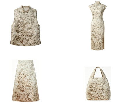 Abstract Textured Jacquard Fabric by Yard, Vintage Embossed Decorative Textile, Luxury Couture Fabric for Upholstery Decor, 57"Wide