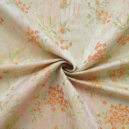 Butterfly Floral Brocade Fabric by Yard, Vintage Jacquard Dress Fabric, Decorative Textile for Bags Jewelry Box Crafts, 65"Wide
