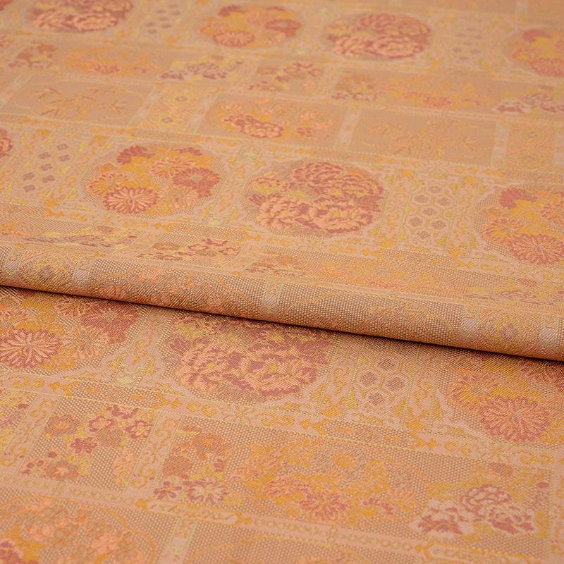 Oriental Patchwork Fabric by Yard, Chinese Style Rayon Gauze Textile for Quilting Bags Crafts Home Decor, 59"Wide