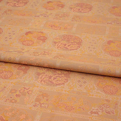 Oriental Patchwork Fabric by Yard, Chinese Style Rayon Gauze Textile for Quilting Bags Crafts Home Decor, 59"Wide