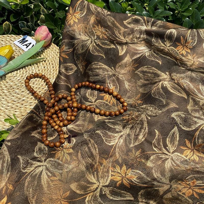 Luxury rayon Jacquard Fabric, Chinese Palace Motif Patchwork Textile, Soft Draping Fashion Fabric, 55"Wide