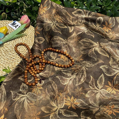 Luxury rayon Jacquard Fabric, Chinese Palace Motif Patchwork Textile, Soft Draping Fashion Fabric, 55"Wide