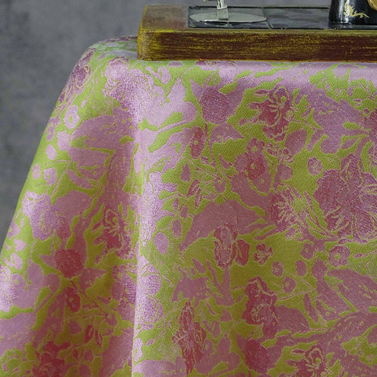 Colorful Floral Jacquard Fabric by Yard, Vintage Botanical Woven Textile, Draping Dress Fabric for Sewing Crafts Home Decor, 59"Wide - Poppylollipop