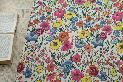 Art Style 3D Floral Jacquard Fabric, Abstract Embossed Flower Woven Textile, Double-Sided Fashion Material for DIY Clothing & Costumes, 52"W