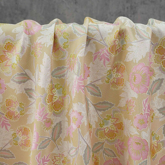 Cottagecore Floral Fabric by Yard, French Country Vine Jacquard Textile, Romantic Dress Fabric for Sewing Crafts Decor- 57"W - Poppylollipop