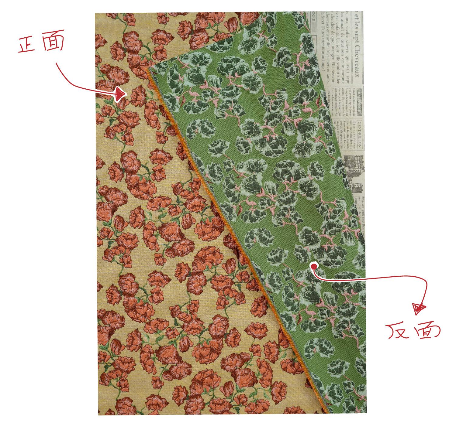 Small Floral Fabric by Yard, Yellow Cottagecore Jacquard Textile, Vintage Rose Dress Fabric for Sewing Quilting Crafts, 57"Wide