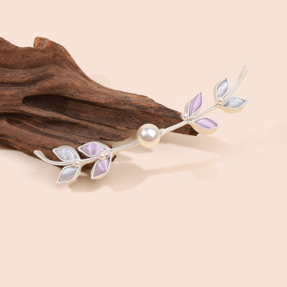 Furong Flower Frog Button, Chinese Qipao Cheongsam Closure, Pearl-Like Knot Fastener, Hanfu Garment Decorative Trim