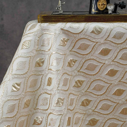 3D Embossed Wave Jacquard Fabric, Abstract Water Drop Pattern Textile, Textured Fabric for Dress, Upholstery and Sewing, 59"W