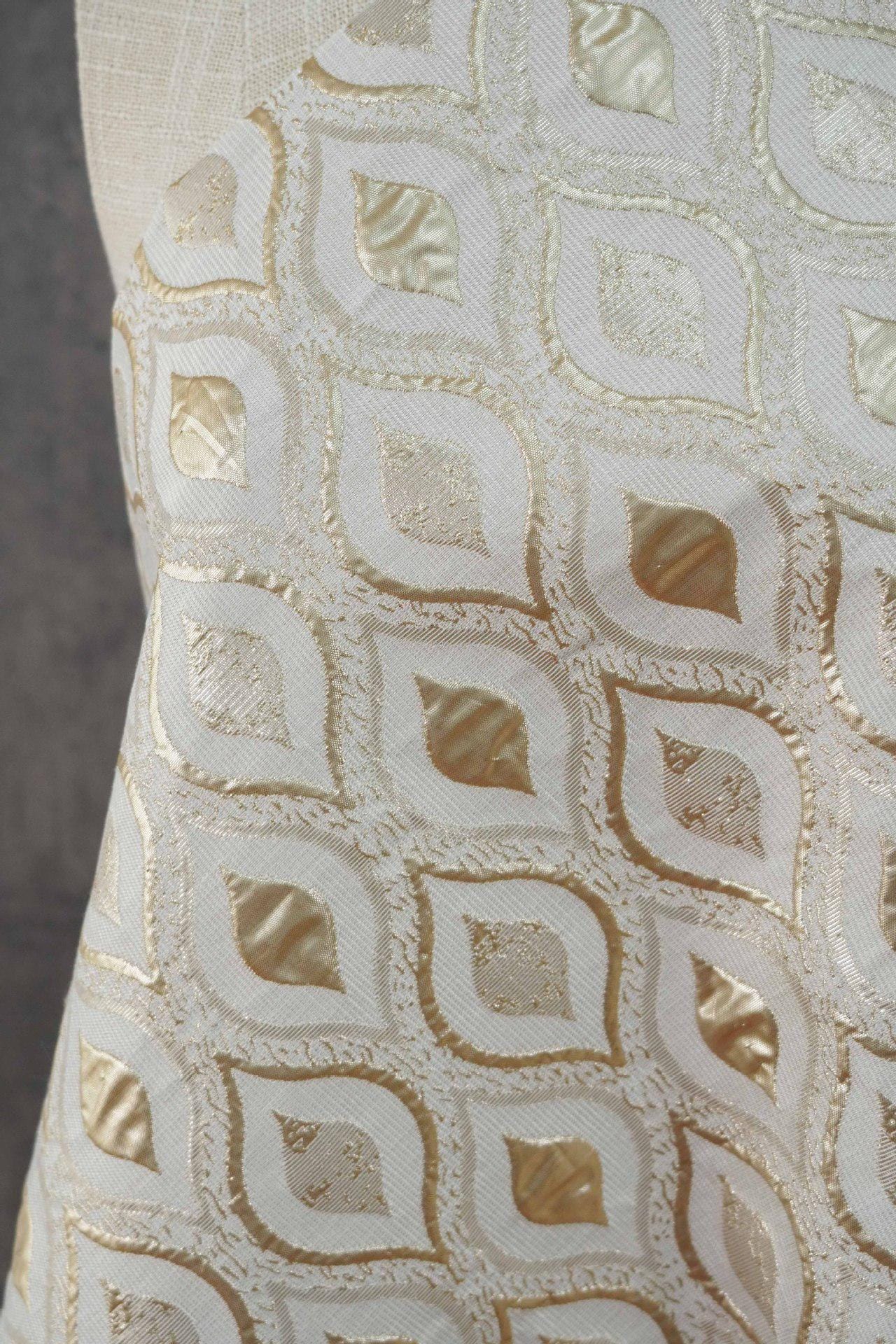 3D Embossed Wave Jacquard Fabric, Abstract Water Drop Pattern Textile, Textured Fabric for Dress, Upholstery and Sewing, 59"W