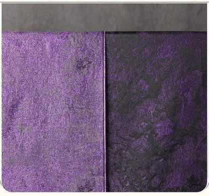 Purple Iridescent Jacquard Fabric, Abstract Ink Wash Marbled Texture, Pearlescent Woven Fabric for Dress, Jacket, Costume & Decor, 63"Wide