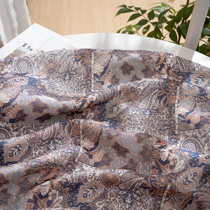 Rayon Shu Luo Fabric, Ornamental Patchwork Floral Textile, Chinese Style Fabric for Dresses, Qipao, Shirts, Sewing and Crafts