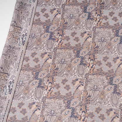 Rayon Shu Luo Fabric, Ornamental Patchwork Floral Textile, Chinese Style Fabric for Dresses, Qipao, Shirts, Sewing and Crafts