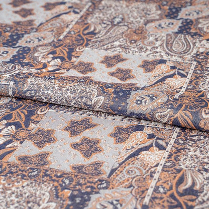 Rayon Shu Luo Fabric, Ornamental Patchwork Floral Textile, Chinese Style Fabric for Dresses, Qipao, Shirts, Sewing and Crafts