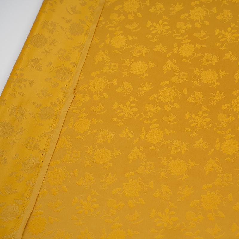 Tone-on-Tone Floral Jacquard Fabric, Traditional-Style Woven Textile, 5 Colors for Framing, Pouches, Crafts, Decor and Sewing, 59"W