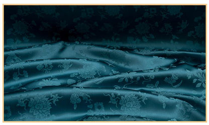 Tone-on-Tone Floral Jacquard Fabric, Traditional-Style Woven Textile, 5 Colors for Framing, Pouches, Crafts, Decor and Sewing, 59"W
