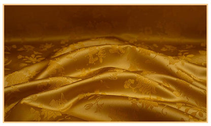 Tone-on-Tone Floral Jacquard Fabric, Traditional-Style Woven Textile, 5 Colors for Framing, Pouches, Crafts, Decor and Sewing, 59"W