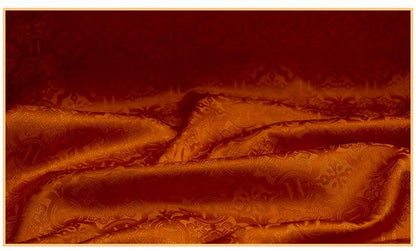 Ornamental Song Brocade Jacquard Fabric, Tone-on-Tone Woven Textile, 5 Colors for Qipao, Bags, Pouches, Framing, Crafts and Sewing, 59"W