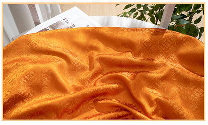Ornamental Song Brocade Jacquard Fabric, Tone-on-Tone Woven Textile, 5 Colors for Qipao, Bags, Pouches, Framing, Crafts and Sewing, 59"W