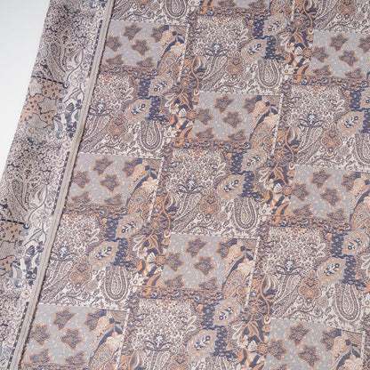 Rayon Shu Luo Fabric, Ornamental Patchwork Floral Textile, Chinese Style Fabric for Dresses, Qipao, Shirts, Sewing and Crafts