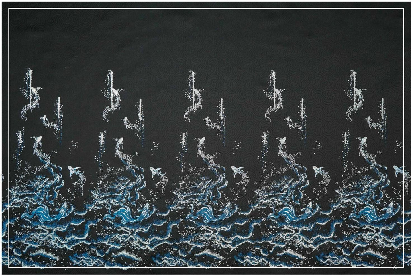 Ornamental Floral Song Brocade Jacquard Fabric, Tone-on-Tone Woven Textile, 5 Colors for Qipao, Bags, Pouches, Decor and Sewing, 60"Wide