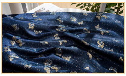 Butterfly Brocade Jacquard Fabric, Gold Metallic Woven Textile, 4 Colors for Kidswear, Bags, Pouches, Crafts and Sewing, 59"W