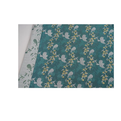 Bird & Fruit Song Brocade Fabric, 3D Jacquard Textile, 3 Colors for Qipao, Hanfu, Kidswear, Dresses, Bags and Sewing, 59"W