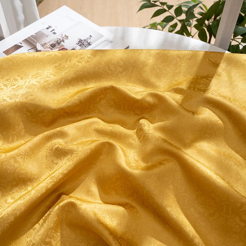 Ornamental Song Brocade Jacquard Fabric, Tone-on-Tone Woven Textile, 5 Colors for Qipao, Bags, Pouches, Framing, Crafts and Sewing, 59"W