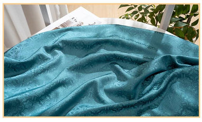 Ornamental Song Brocade Jacquard Fabric, Tone-on-Tone Woven Textile, 5 Colors for Qipao, Bags, Pouches, Framing, Crafts and Sewing, 59"W