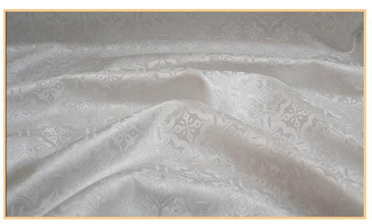 Ornamental Song Brocade Jacquard Fabric, Tone-on-Tone Woven Textile, 5 Colors for Qipao, Bags, Pouches, Framing, Crafts and Sewing, 59"W