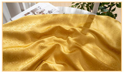 Ornamental Song Brocade Jacquard Fabric, Tone-on-Tone Woven Textile, 5 Colors for Qipao, Bags, Pouches, Framing, Crafts and Sewing, 59"W