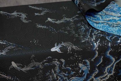 Ornamental Floral Song Brocade Jacquard Fabric, Tone-on-Tone Woven Textile, 5 Colors for Qipao, Bags, Pouches, Decor and Sewing, 60"Wide