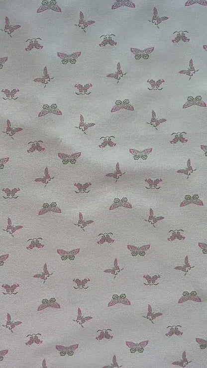Butterfly Brocade Fabric: 55" Wide Silk Blend Upholstery - By The Meter